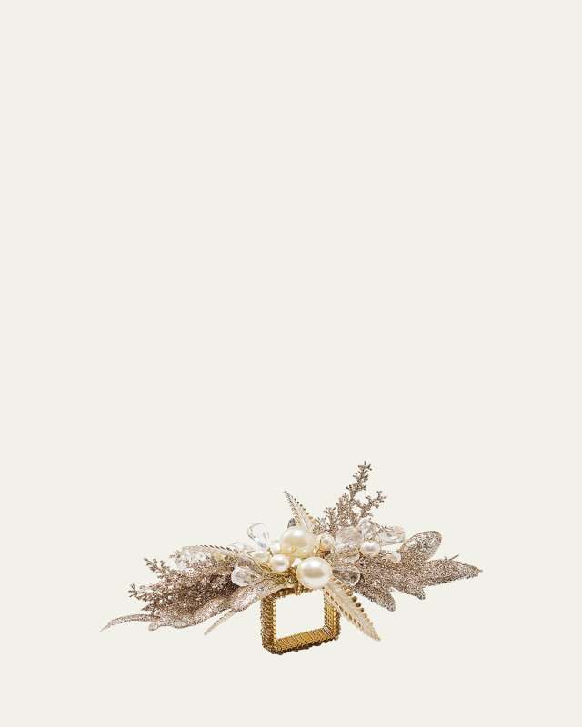 Gilded Spray Napkin Ring
